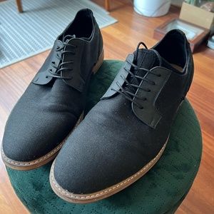 Men's Seven91 Dark Grey Charcoal Oxford Shoes Size 12